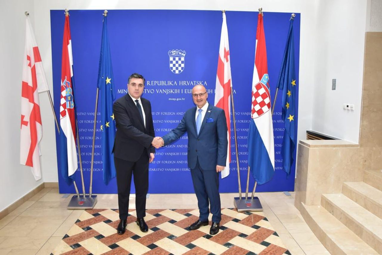 Ilia Darchiashvili has met with his Croatian counterpart